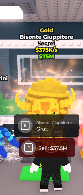 Gold bison giuppitere